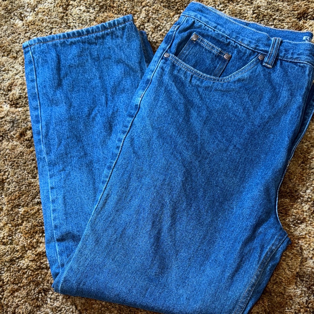 Guide Gear Men's fleece lined Relaxed Fit Blue Jeans